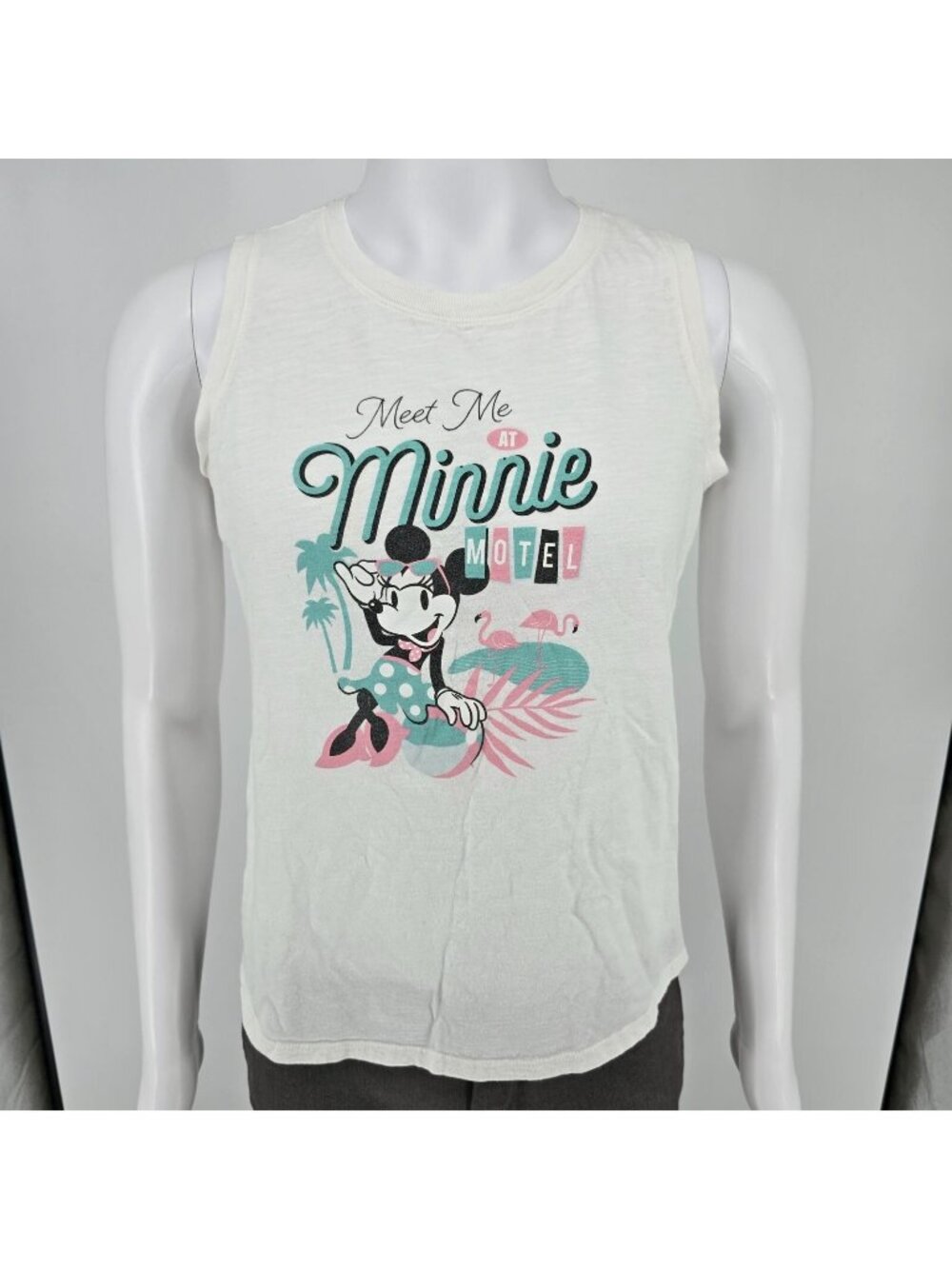 Disney Parks Meet Me at the Minnie Motel Women's Graphic Tank Top (Small)